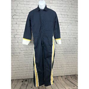 Red Kap Blue Yellow Long Sleeve Costume Band Jumpsuit Size 36R (33X25)
